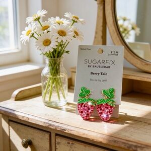 Sugarfix by BaubleBar Strawberry Earrings